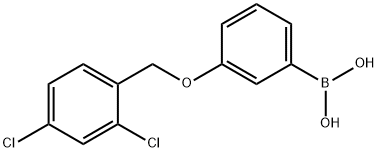 3-(2,4-DichlorophenylMethoxy)phenylboronic acid Structure