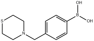 4-(Thiomorpholin-4-ylmethyl)phenylboronic acid Structure