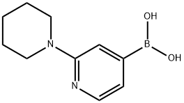 2-(Piperidin-1-yl)pyridin-4-ylboronic acid Struktur