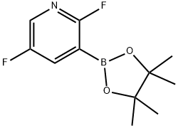 2,5-Difluoro-3-(4,4,5,5-tetramethyl-1,3,2-dioxaborolan-2-yl)pyridine Structure