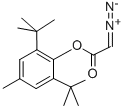 2,6-DI-TERT-BUTYL-4-METHYLPHENYLDIAZO ACETATE Structure