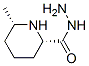 2-Piperidinecarboxylicacid,6-methyl-,hydrazide,cis-(9CI) Struktur