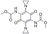 (2,5-Bis(1-aziridinyl)-3,6-dioxo-1,4-cyclohexadiene-1,4-diyl)biscarbam ic acid, dimethyl ester|