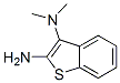 Benzo[b]thiophene-2,3-diamine, N3,N3-dimethyl- (9CI) Structure