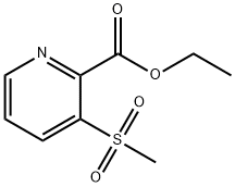 3-甲砜基吡啶-2-甲酸乙酯, 1256633-19-8, 结构式