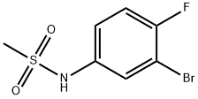N-(3-Bromo-4-fluorophenyl)methanesulfonamide Structure