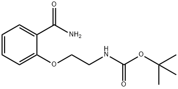 2-[2-(BOC-氨基)乙氧基]苯甲酰胺, 1256633-35-8, 结构式