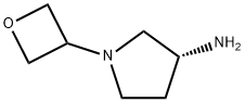 (3R)-1-(氧杂环丁烷-3-基)吡咯烷-3-胺,1256667-56-7,结构式