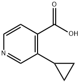 3-环丙基异烟酸, 1256785-01-9, 结构式