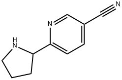 6-(2-Pyrrolidinyl)-3-pyridinecarbonitrile Struktur