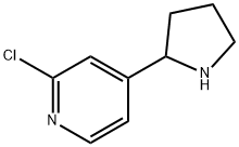 2-Chloro-4-(2-pyrrolidinyl)pyridine|2-氯-4-(2-吡咯烷基)吡啶