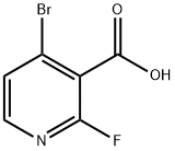 4-溴-2-氟-3-烟酸,1256790-84-7,结构式