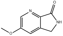 7H-Pyrrolo[3,4-b]pyridin-7-one, 5,6-dihydro-3-Methoxy- 化学構造式