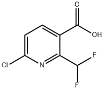 6 - 氯-2 - (三氟甲基)烟酸, 1256794-35-0, 结构式