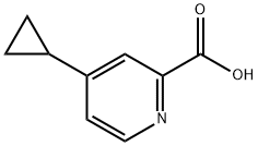 4-cyclopropylpicolinic acid 结构式