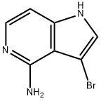 3-bromo-1H-pyrrolo[3,2-c]pyridin-4-amine Structure