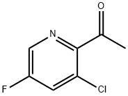 1-(3-chloro-5-fluoropyridin-2-yl)ethanone Struktur