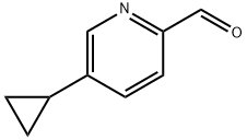 5-cyclopropylpicolinaldehyde Structure