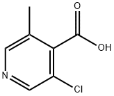 4-Pyridinecarboxylic acid, 3-chloro-5-Methyl- Structure