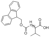 N-芴甲氧羰基-[15N]缬氨酸,125700-35-8,结构式