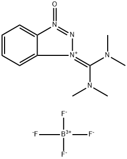 2-(1H-Benzotriazole-1-yl)-1,1,3,3-tetramethyluronium tetrafluoroborate Struktur