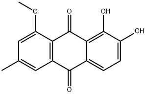 NATALOE-EMODIN 8-METHYL ETHER 化学構造式