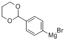 4-(1,3-DIOXAN-2-YL)PHENYLMAGNESIUM BROMIDE 结构式