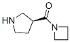 1-azetidinyl(3S)-3-pyrrolidinyl-Methanone Struktur