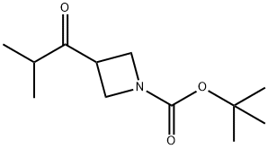 3-异丁酰基氮杂环丁烷-1-羧酸叔丁酯,1257294-26-0,结构式