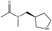 N-Methyl-N-[(3S)-pyrrolidin-3-ylMethyl]acetaMide Structure
