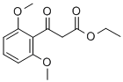3-(2,6-ジメトキシフェニル)-3-オキソプロパン酸エチル 化学構造式