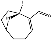 9-Azabicyclo[4.2.1]non-2-ene-2-carboxaldehyde, (1R)- (9CI) 结构式