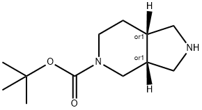 5-BOC-OCTAHYDRO-PYRROLO[3,4-C]PYRIDINE,1257389-94-8,结构式