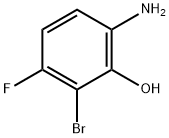2-溴-3-氟-6-氨基苯酚,1257535-00-4,结构式