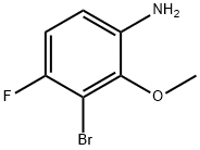 3-溴-4-氟-2-甲氧基苯胺,1257535-12-8,结构式