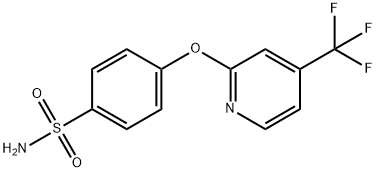 4-{[4-(Trifluoromethyl)pyridin-2-yl]oxy}benzenesulfonamide Structure