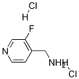 (3-氟-4-吡啶)甲胺双盐酸盐,1257535-26-4,结构式