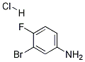 3-溴-4-氟苯胺盐酸盐, 1257535-28-6, 结构式