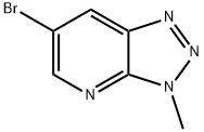 6-溴-3-甲基-3H-[1,2,3]三唑并[4,5-B]吡啶,1257554-00-9,结构式