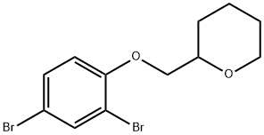 1-(Tetrahydro-2H-pyran-2-yl)methoxy-2,4-dibromobenzene 结构式