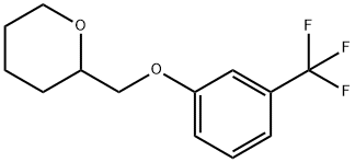 2-(3-Trifluoromethylphenoxy)methyltetrahydro-2H-pyran Structure