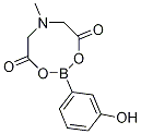 3-ヒドロキシフェニルボロン酸 MIDA エステル 化学構造式