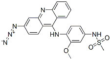 3-azidoamsacrine 结构式