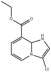 ethyl 3-chloro-1,8a-dihydroimidazo[1,2-a]pyridine-8-carboxylate Structure