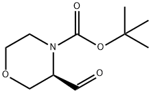 (R)-4-Boc-3-morpholinecarbaldehyde Structure