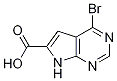 1257851-79-8 4-bromo-7H-pyrrolo[2,3-d]pyrimidine-6-carboxylic acid
