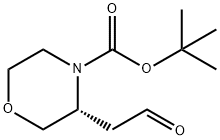 (R)-4-Boc-3-(2-Oxo-ethyl)-morpholine Structure