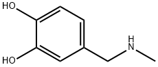 4-[(甲氨基)甲基]邻苯二酚, 125789-62-0, 结构式
