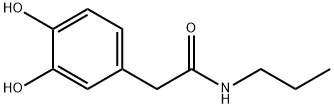 Benzeneacetamide, 3,4-dihydroxy-N-propyl- (9CI),125789-89-1,结构式