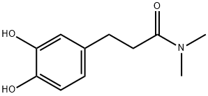 Benzenepropanamide, 3,4-dihydroxy-N,N-dimethyl- (9CI) 结构式